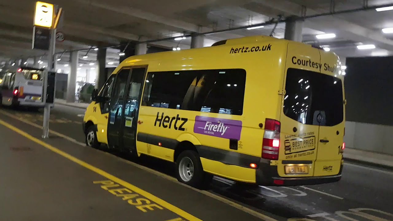 Hertz Shuttle Bus at Heathrow Airport